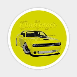 Challenger Drift Yellow Front Magnet